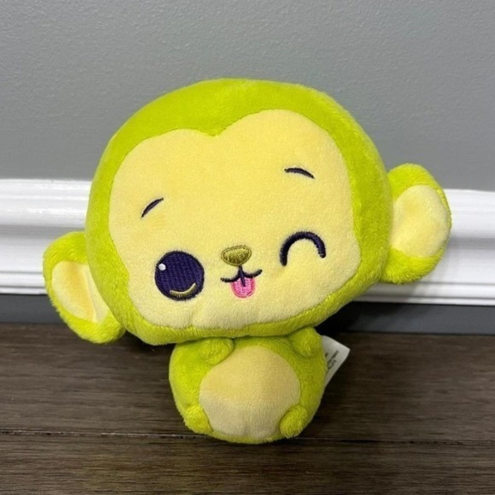 Gund Drops Joey Bananas Monkey Plush Green Yellow Wink Tongue Stuffed Animal Toy